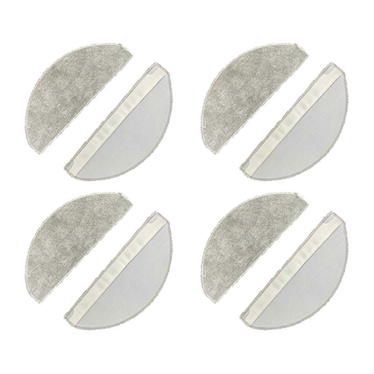 8PCS Mop Pad for 3C Enhanced E10/C103/B112/E12 Vacuum Washable Mop Cloth Replacement Spare Parts