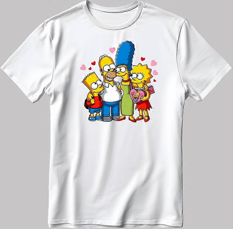 Die Simpsons Valentinstag Kurzarm -Zyt230
