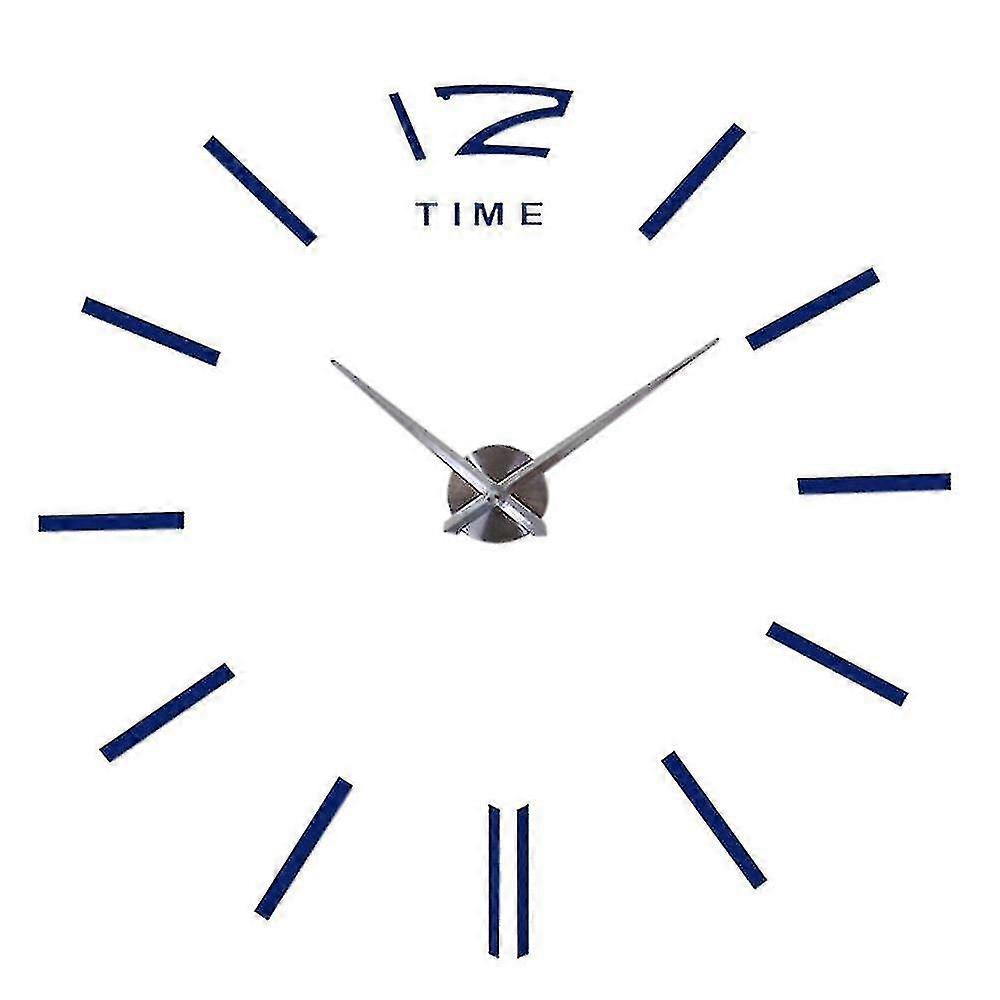 Acrylic Mirrored Wall Clock Decoration Diy Clock Mirror Decoration 3