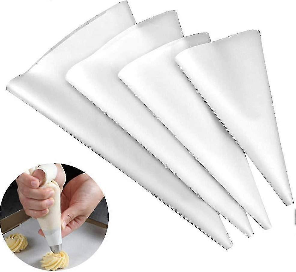 Piping Bag Set, 4 Sizes Professional Reusable Silicone