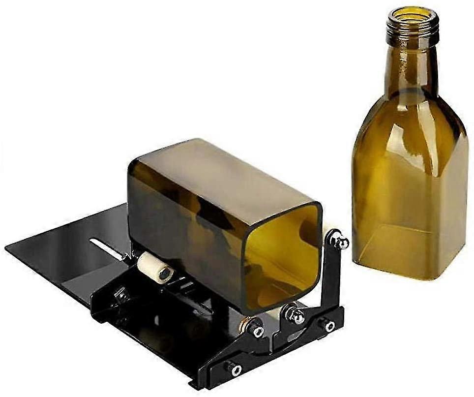 Glass Bottle Cutter, Stainless Iron Cutting Tool Kit With 3 Cutter Wheels