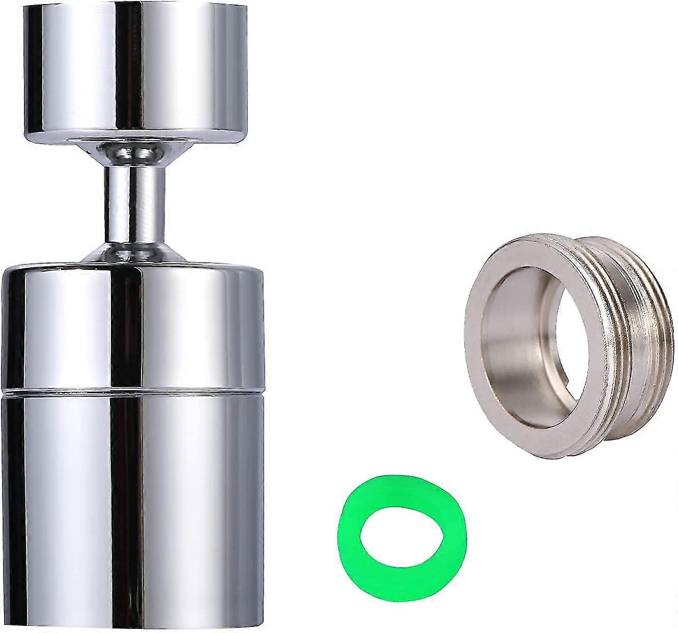360° Swivel Faucet Aerator, Filter Saver Kitchen Faucet Head 2 Modes Adjustable Sprayer - For Faucets With High Pressure Nozzle M22 External Threa