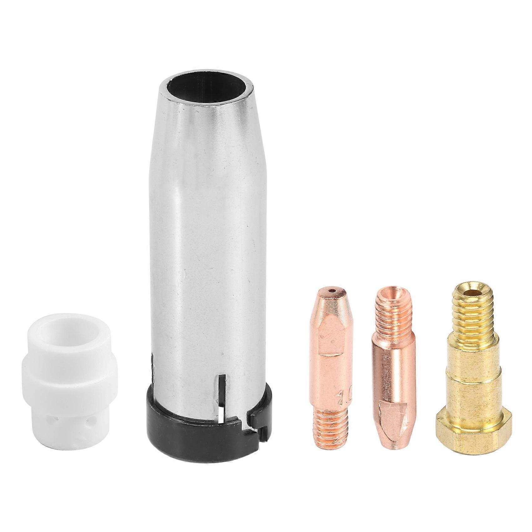 Contact Tip Conical Gas Nozzle Tip Holder & 24KD MB24 MIG Welding Torch 59Pcs