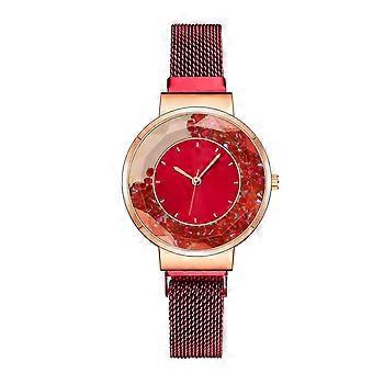 Women Fashion Watch Clock Stainless Steel Casual Dress Wrist Crystal Jewelry