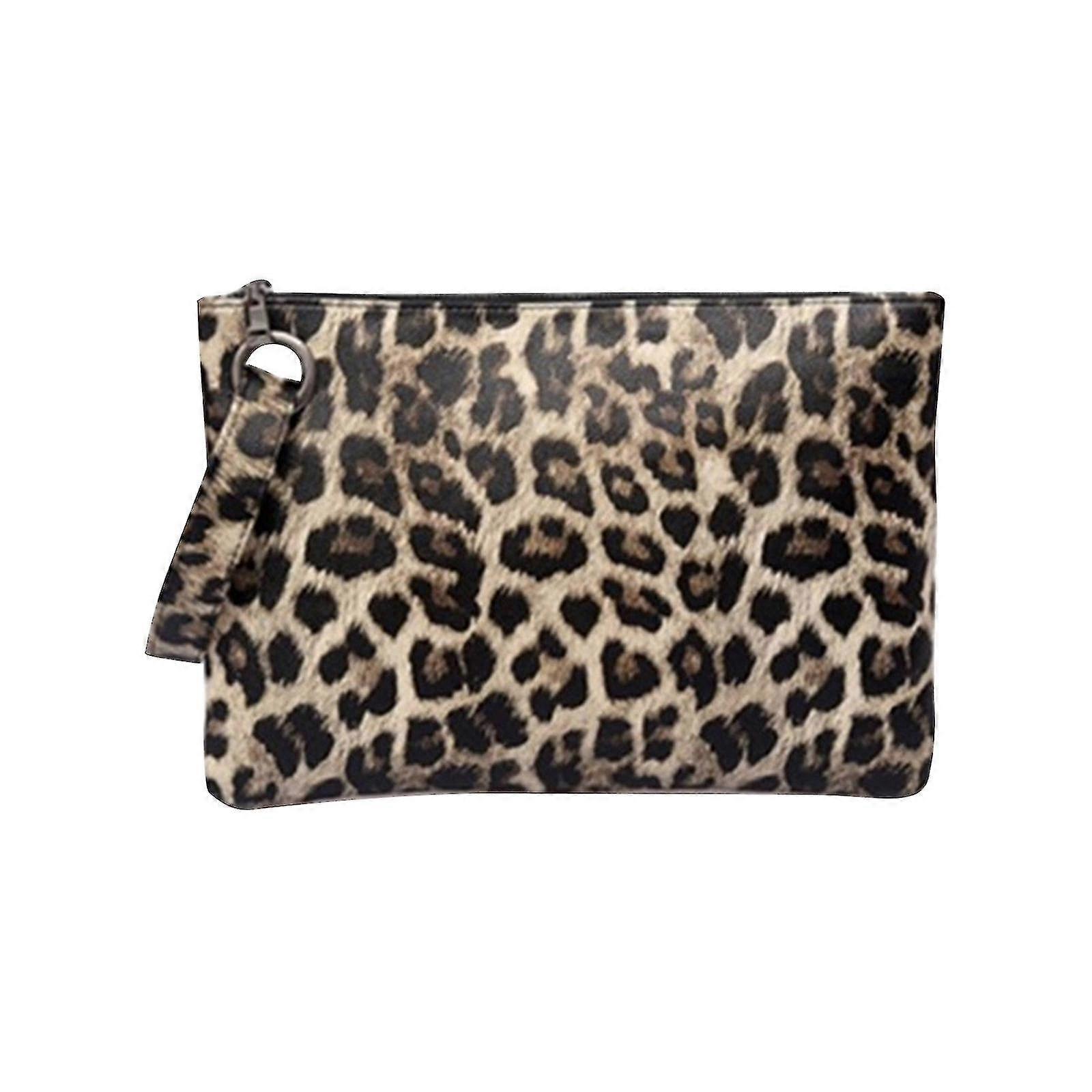 Mode Solid Color Damer Koppling Läder Damer Kuvert Väska Middag Väska