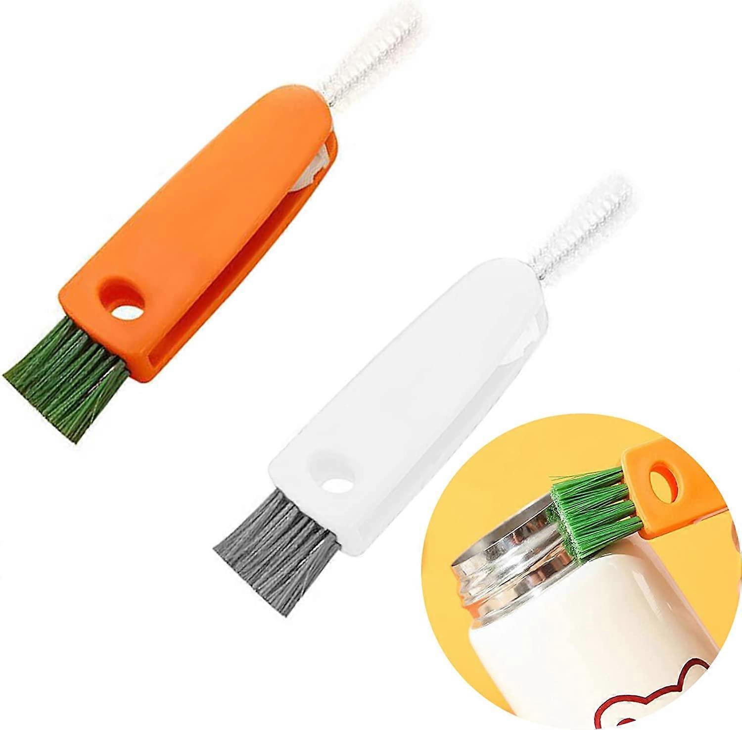 2 Pcs Multipurpose Bottle Gap Cleaner Brushes