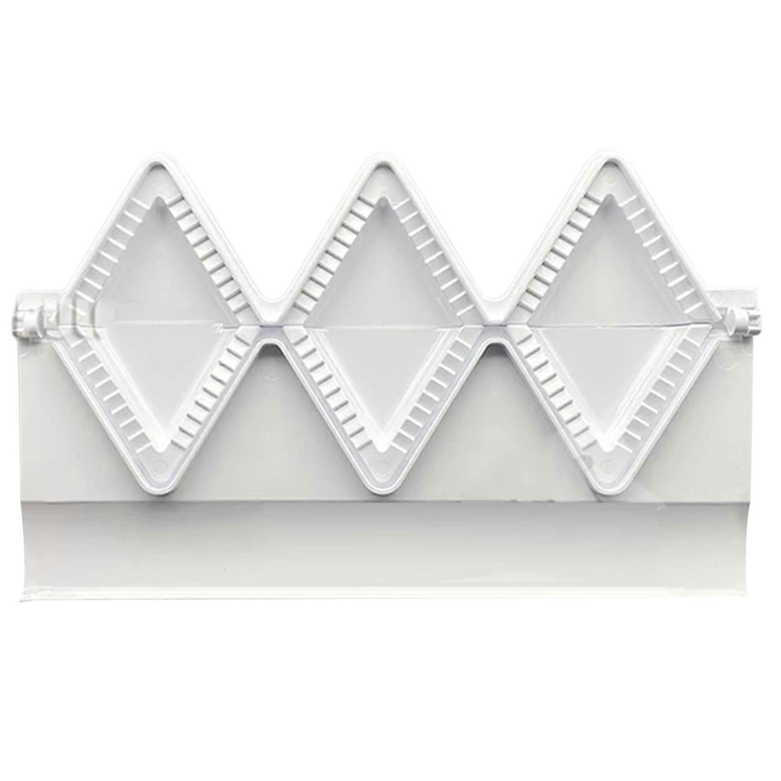 Dumpling Skin Pressing Not Sticky Easily Demoulding Triangles Make Dumplings 4 Cavities Foldable Dumpling Mold for Kitchen KAESI
