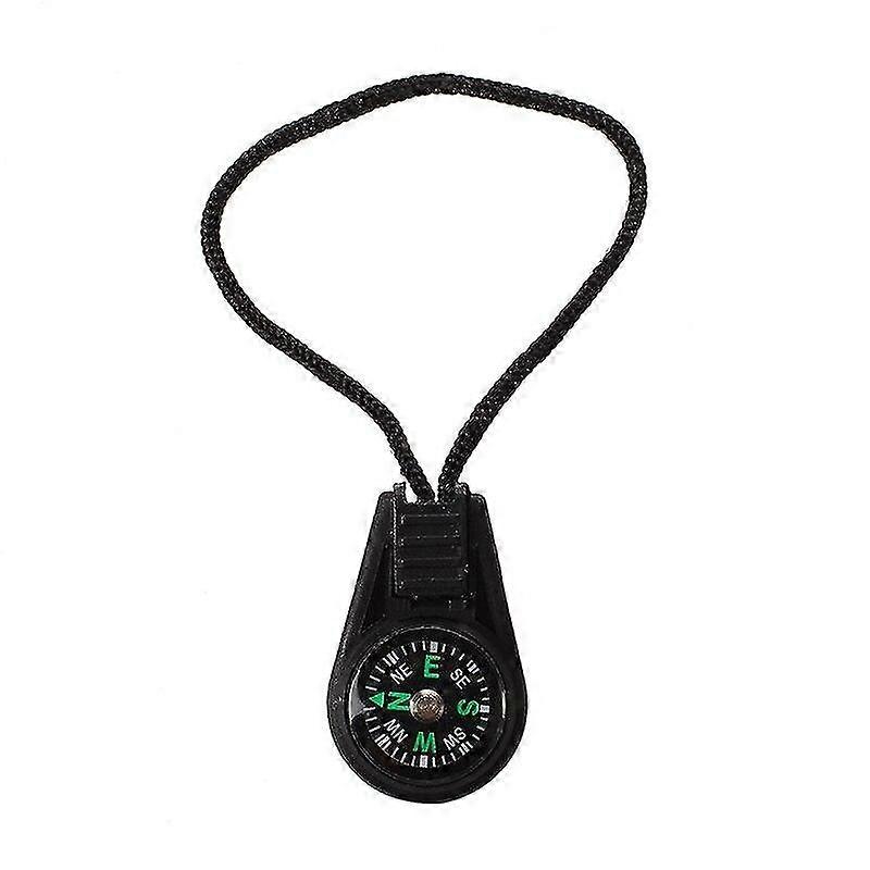 10PCS Mini Travel Mountaineering Portable Compass With Lanyard Compass Multi Function Measuring Tool