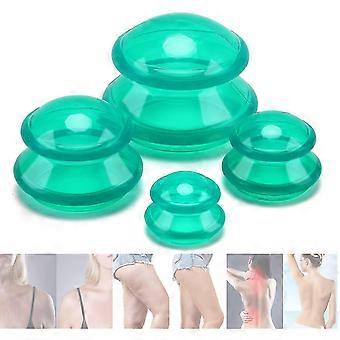 Silikon-Schröpftherapie-Set, professionelles Schröpf-Set-Massagetherapie-Tassen, chinesische Massage-Tassen zur Cellulite-Reduzierung -ZHENV
