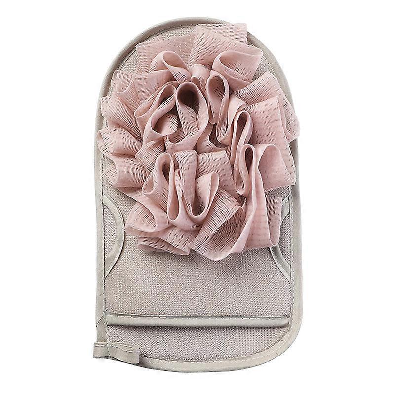 Gants exfoliants à double face à double usage pour douche de bain Loofahs Gants exfoliants à double texture