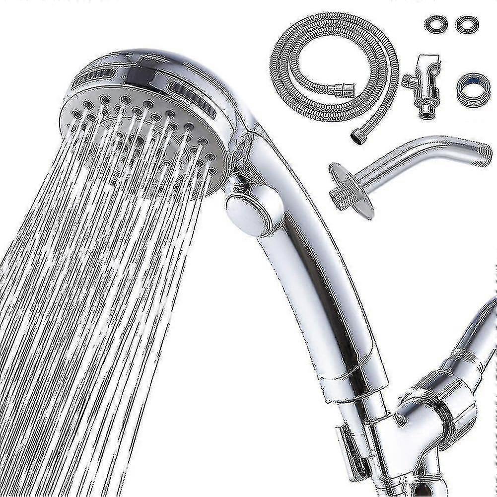Shower Head Sprayer Bath High Pressure Handheld Adjustable For Home Bathroom