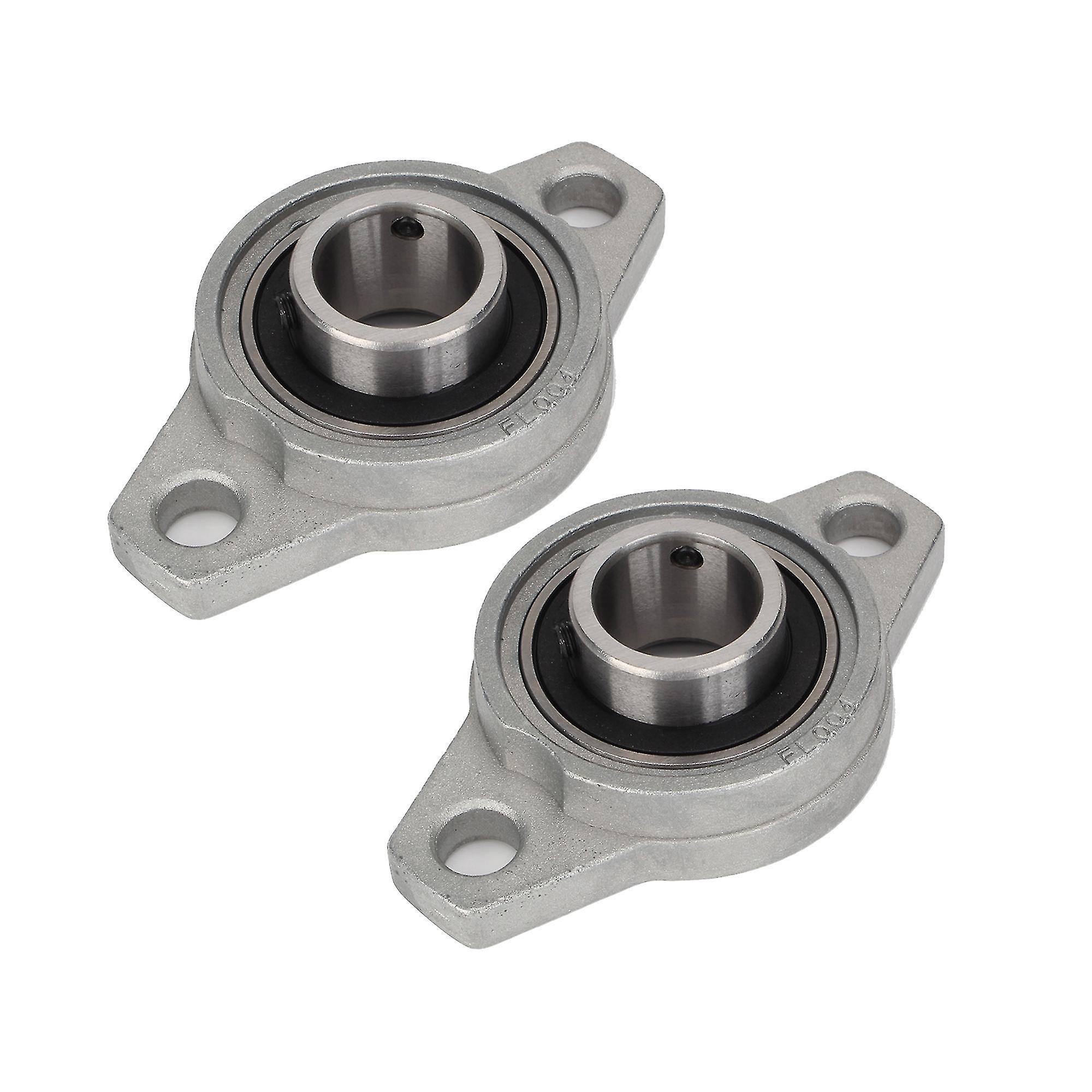 Pulleys, Blocks Sheaves 2pcs Flange Blocks ?kfl004 Inner Dia 20mm Silver