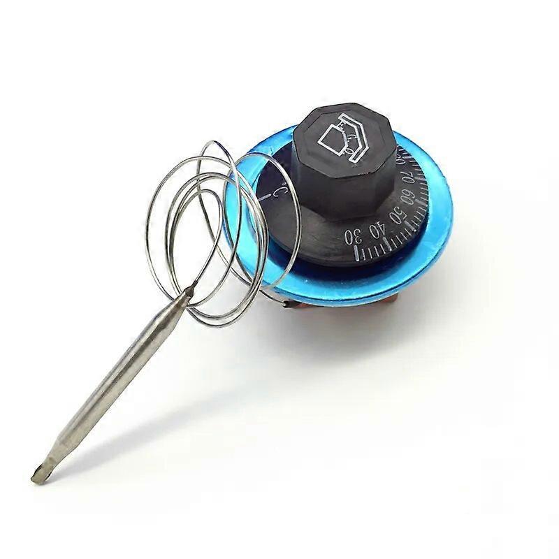 2Pcs Temperature Rotary Switch Controller 30-110 Degree Celsius 16A Adjustable Temperature Control Switch Thermostat