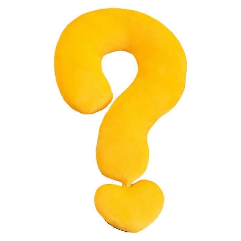 Dopamine multifunctional question mark pillow for boys and girls sleeping plush toy soft neck protector