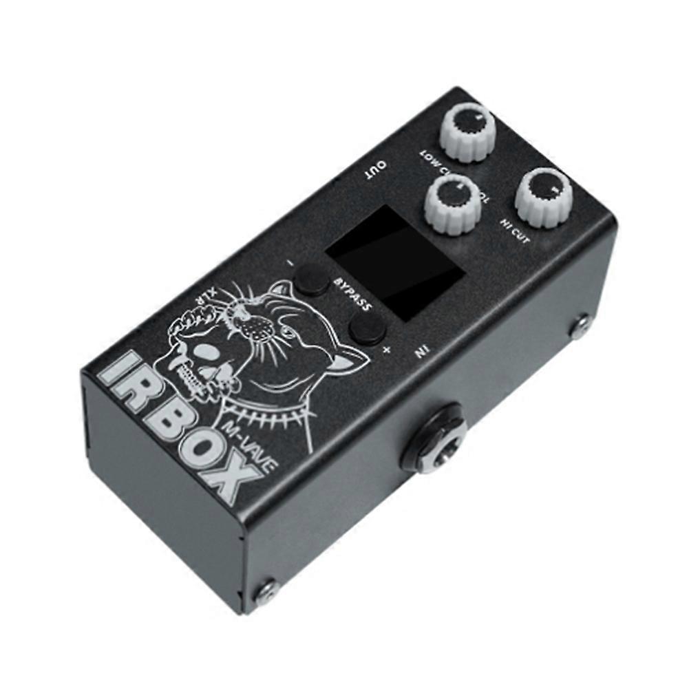 IR Box Guitar Effect Pedal with IR Cab Impulse Response Cabinets Speaker Simulator XLR Output Port DC 9V Guitar Pedal