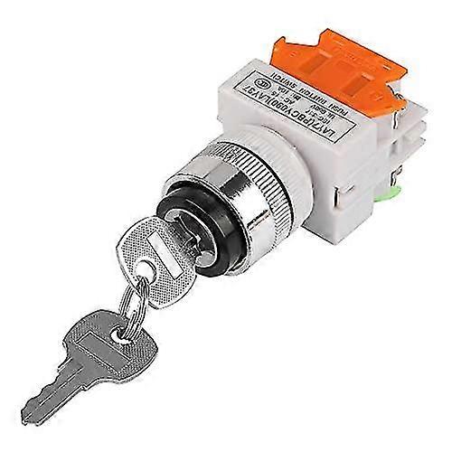 2 Position Key Rotary Switch With 2 Keys Interlock Switch For Open Close Circuit
