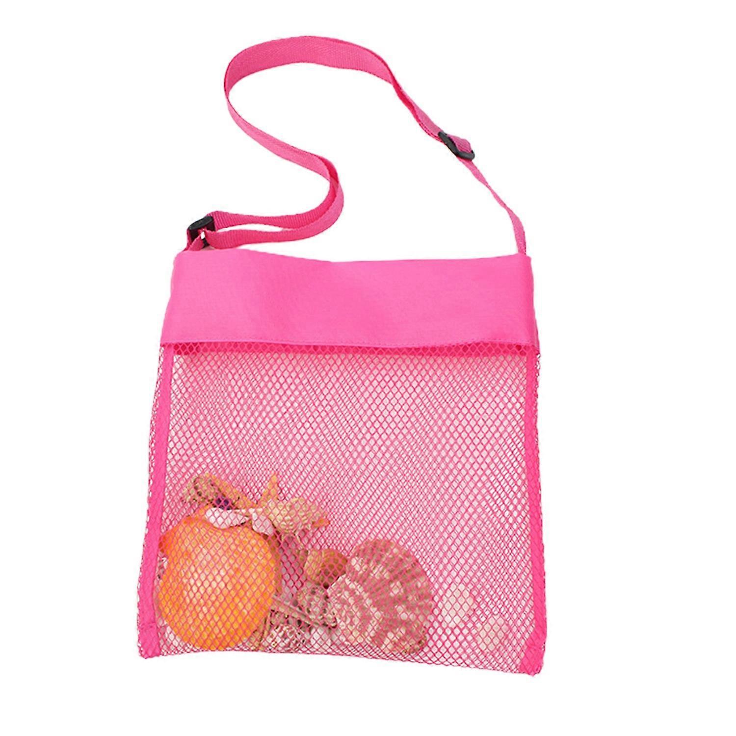 Children Sand Away Adjustable Shoulder Strap Multifunctional Foldable Mesh Beach Bag Water Toy