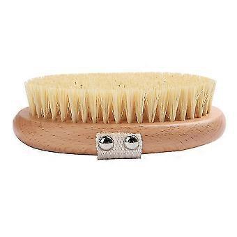 Shower Brush Dry Brushing Body Brush Exfoliating Brush Natural Bristle Bath Brush For Remove Dead Skin,A3