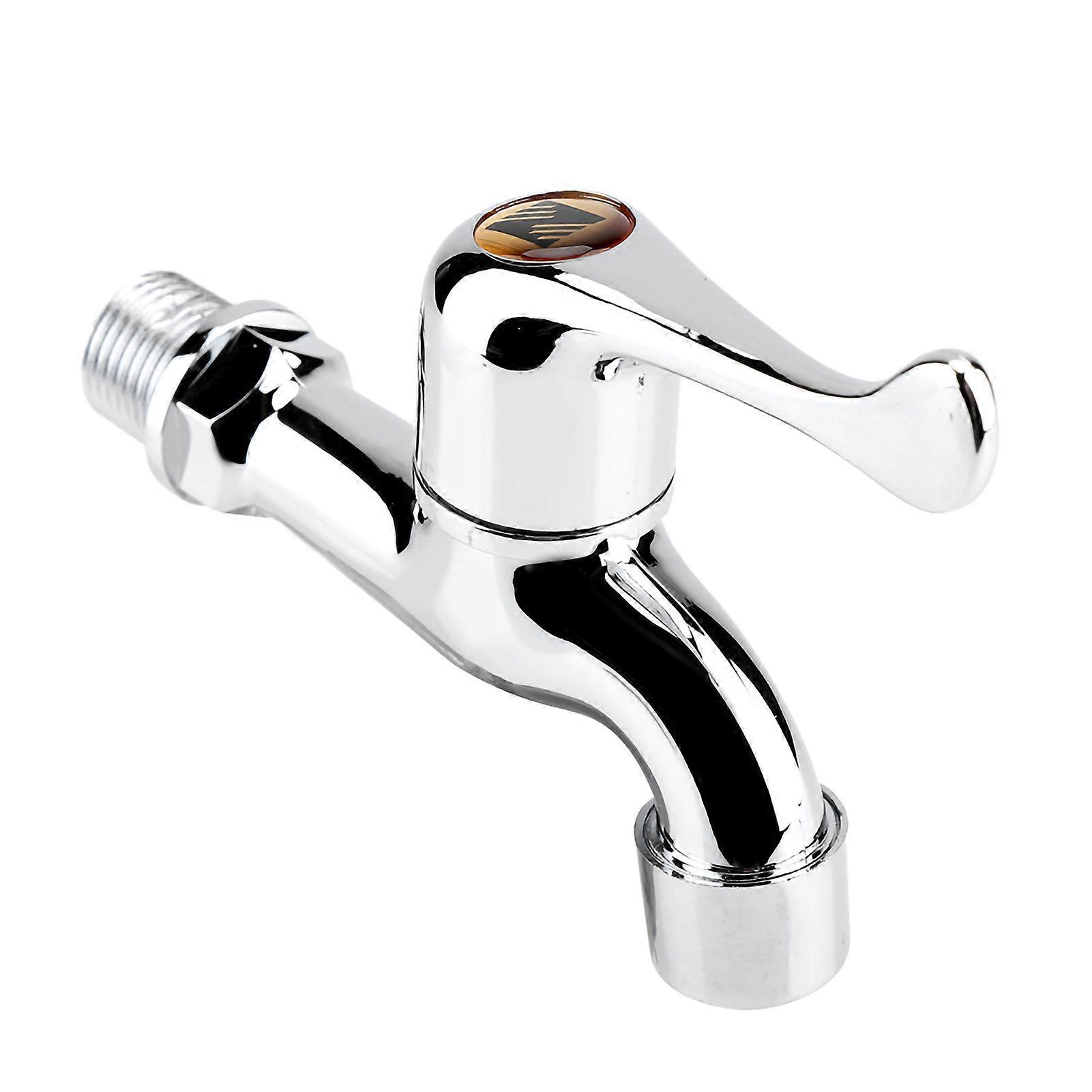 Plastic Washing Machine Water Tap with Single Spout and Handle