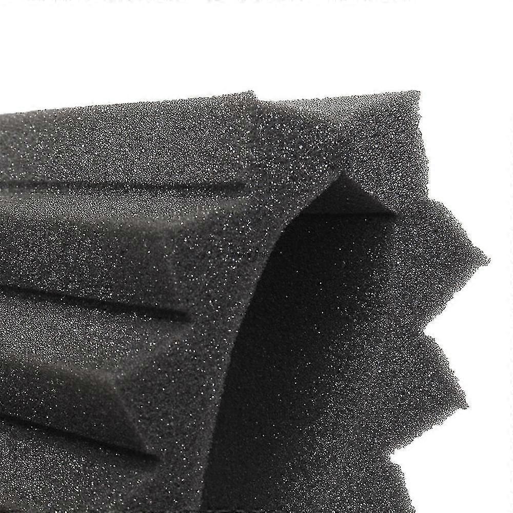 12pcs 300x300x25mm Acoustic Foam Sound Insulation Panels For Ktv Bar Soundproofing Studio Wedges