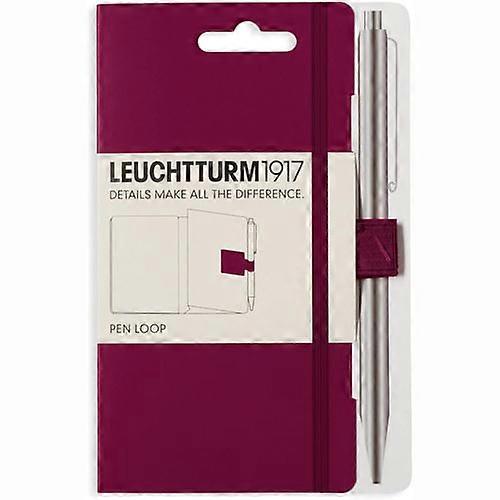 Leuchtturm Superior Quality Self-Adhesive Pen Loop Sturdy Elastic 15mm (Red)