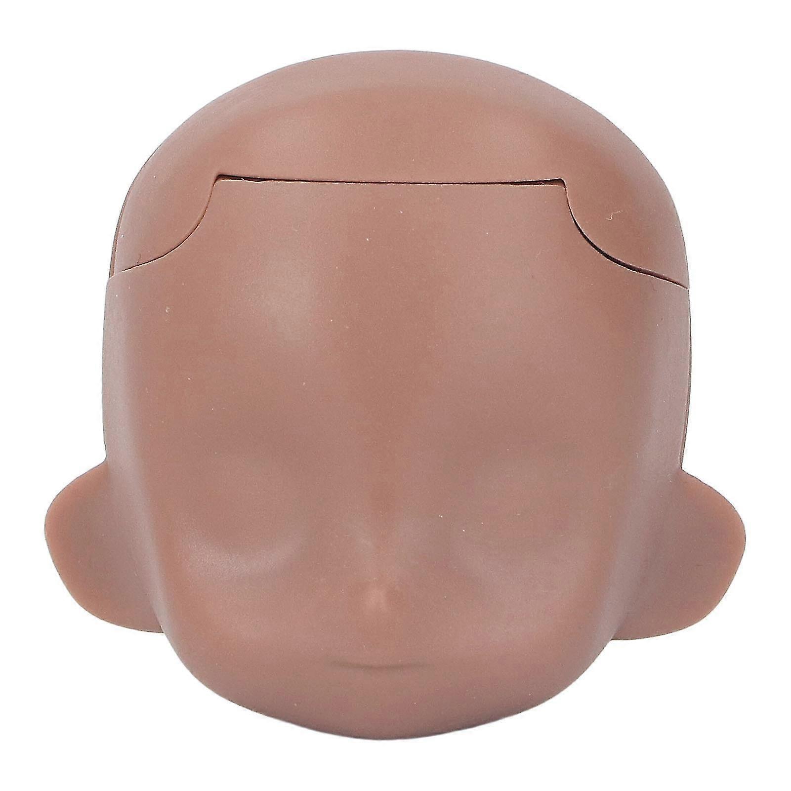 112 BJD DIY Makeup Blank Doll Head - Exquisite Removable Plastic Cement Doll Head
