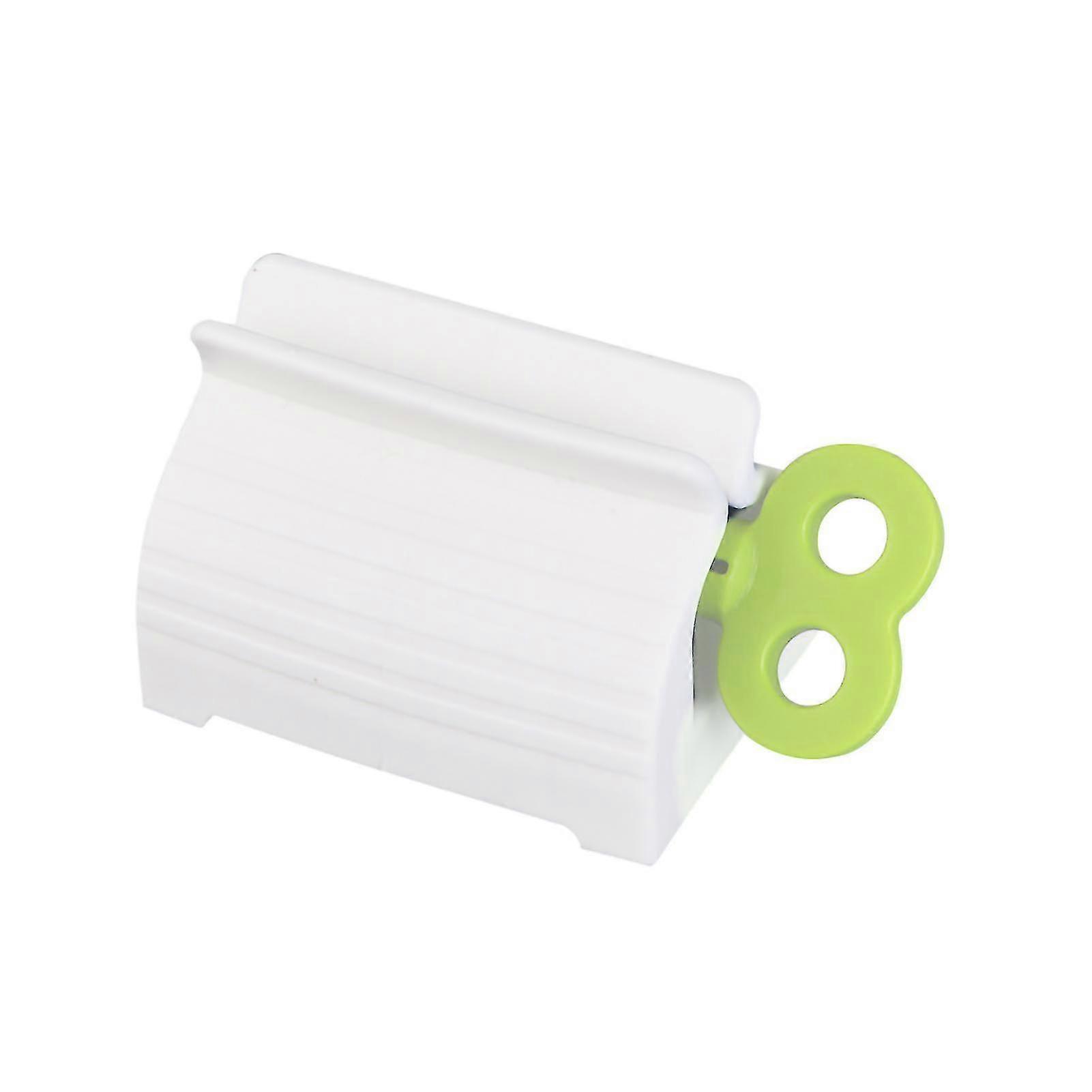 Toothpaste Tube Squeezer Roller - Manual Rolling Tube Squeezer for Bathroom (Green)