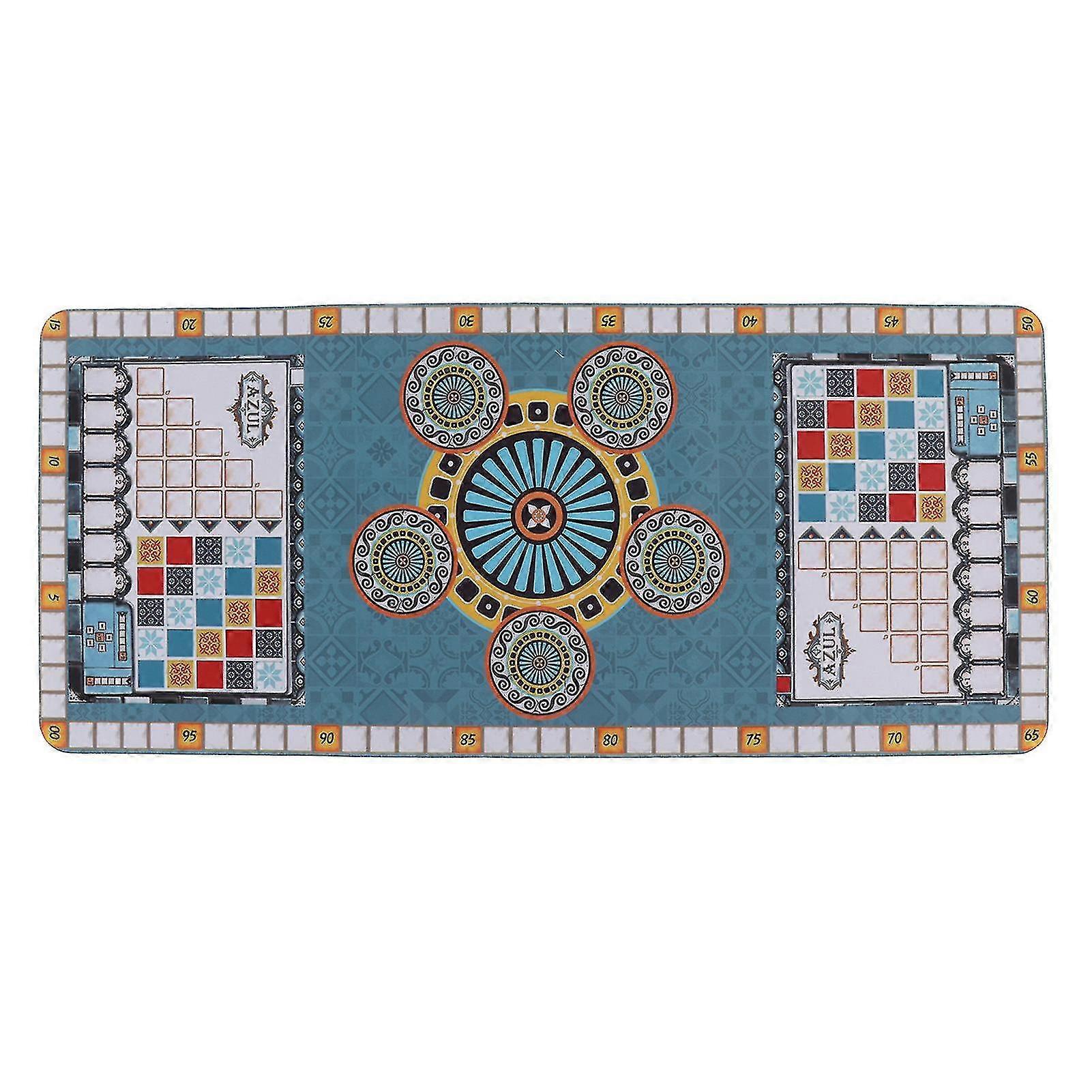 Foldable Anti-Slip Card Game Mat - Portable Table Mat for Poker and Board Games