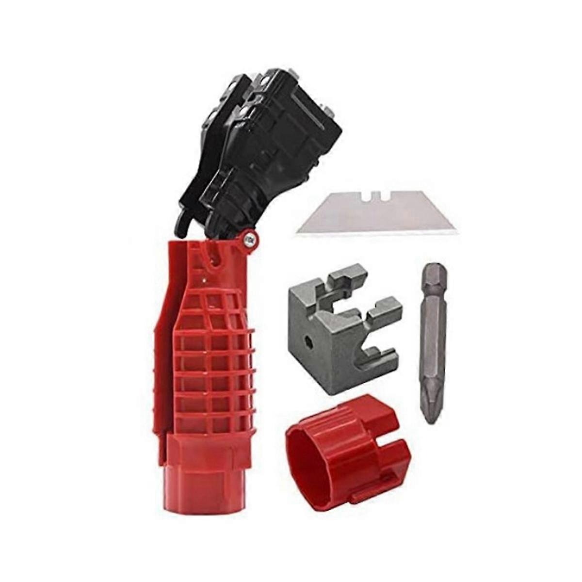 Faucet and Sink Installer Plumbing Tools, Plumber Wrench for Small Spaces Under Sink Kitchen Bathro