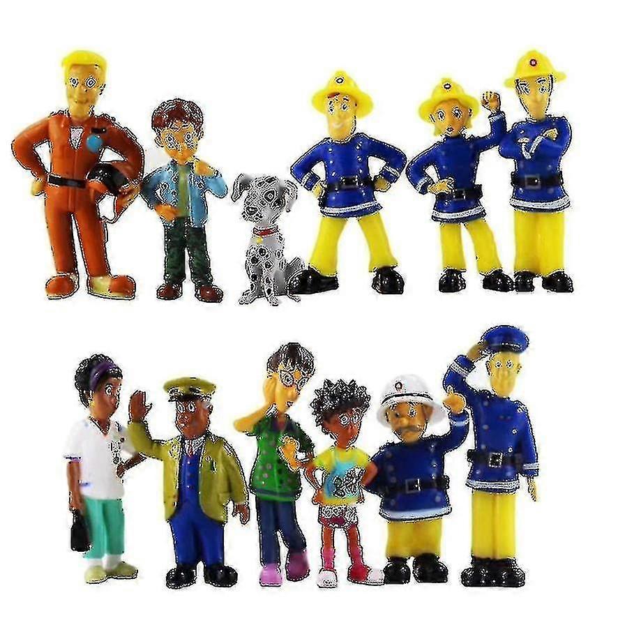 12st Fireman Sam Figures Christmas Gifts C
