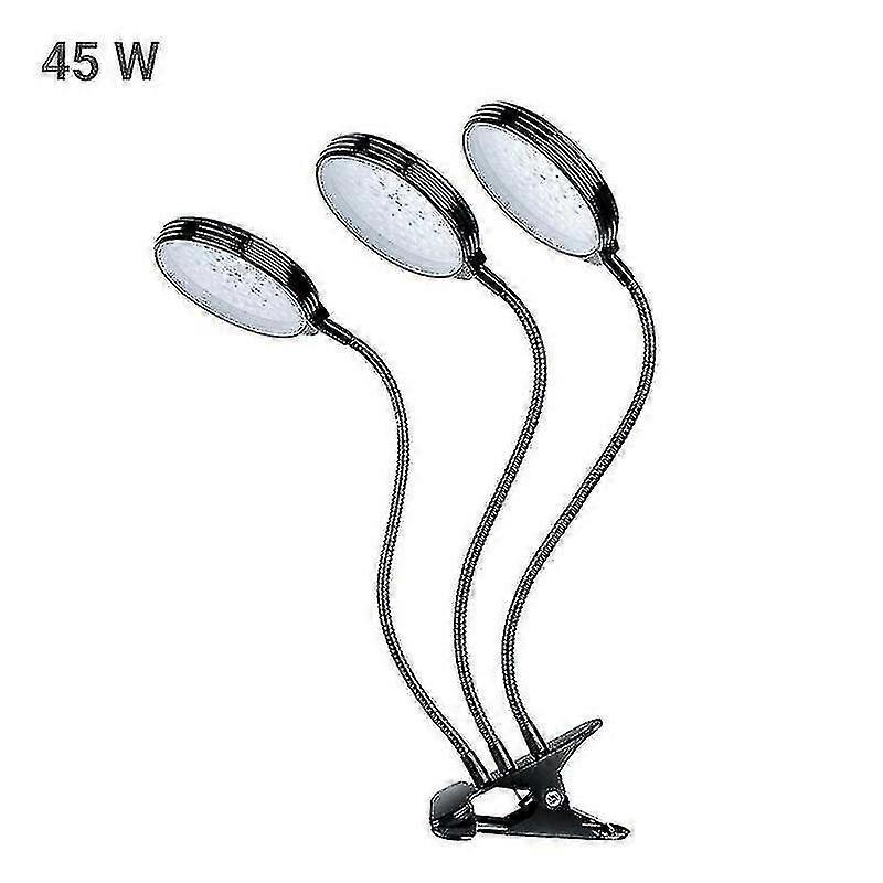 (45w) Led Grow Light Plant Growing Lamp Lights With Clip For Hydroponics Indoor Plants