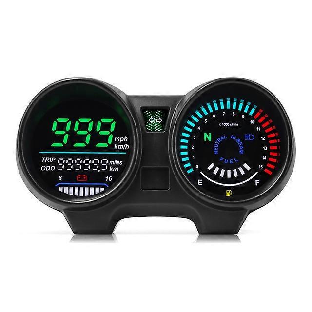 Newest Digital LED Electronics Motorcycle Temperature Meter Speedometer For Brazil for TITAN for Honda CG150 2004-2009 Fan150
