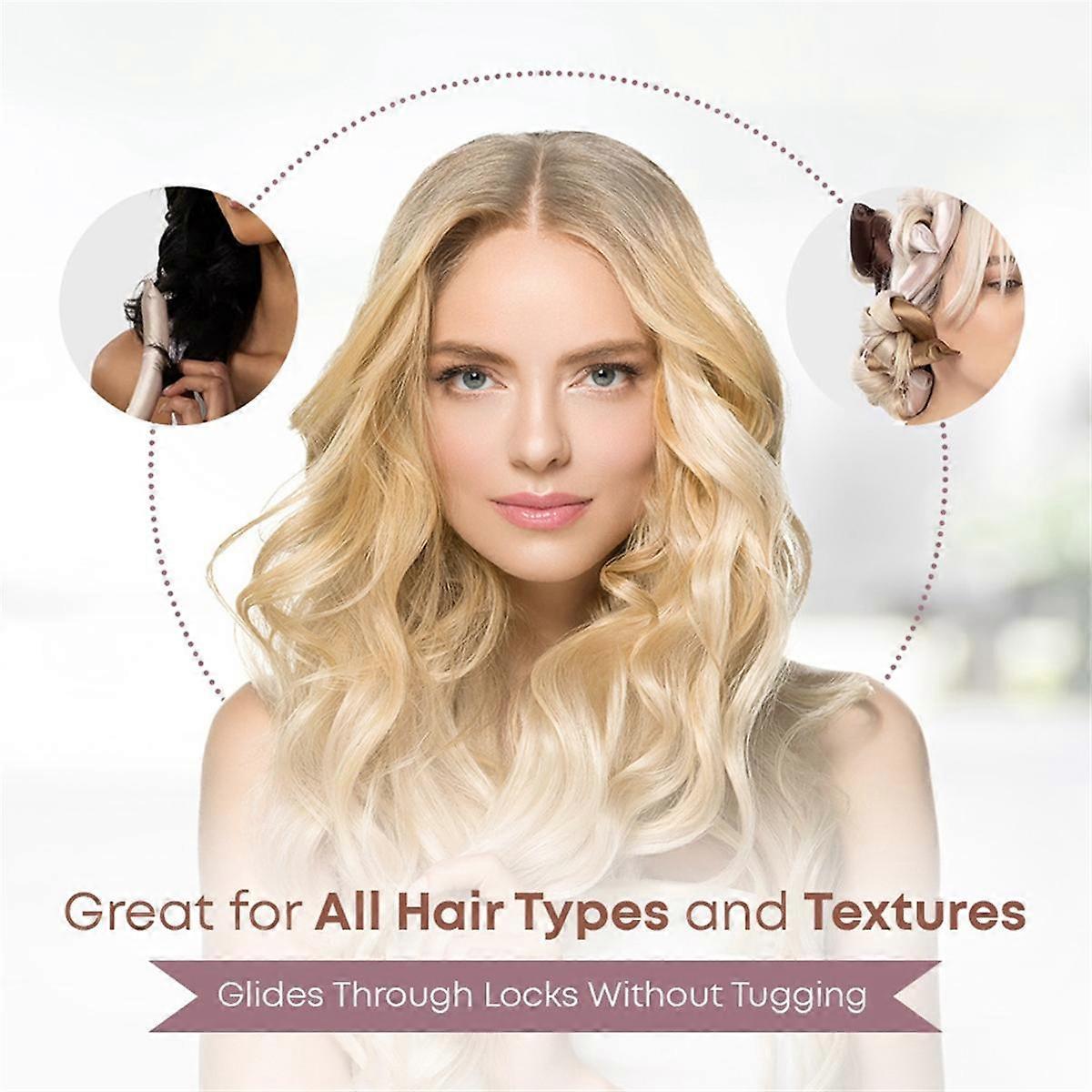 Ensemble de fers à friser en caoutchouc 6 couleurs, outil de bouclage pour cheveux en boîte, utilisé pour dormir, sans chaleur, sans abîmer les cheveux, cheveux ondulés volumineux