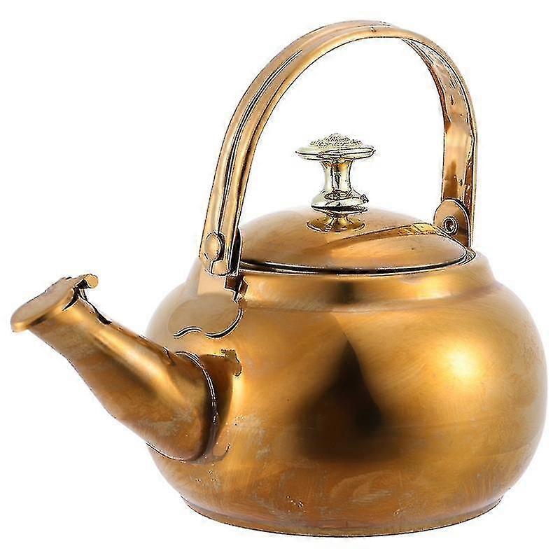 Gold Coffee Server And Teapot Stainless Steel Teapot Durable Kettle Practical