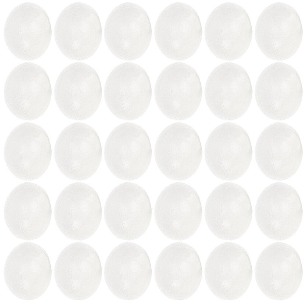 30Pcs Imitation Eggs Easter DIY Hand Painted Eggs Decor Egg Models for Kids