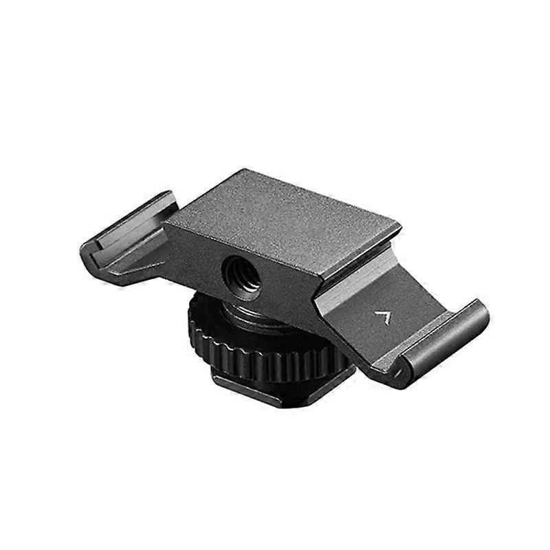 Double Cold Shoe Mount Bracket Hot Shoe Extension Bar Cold Shoe Mount Plate