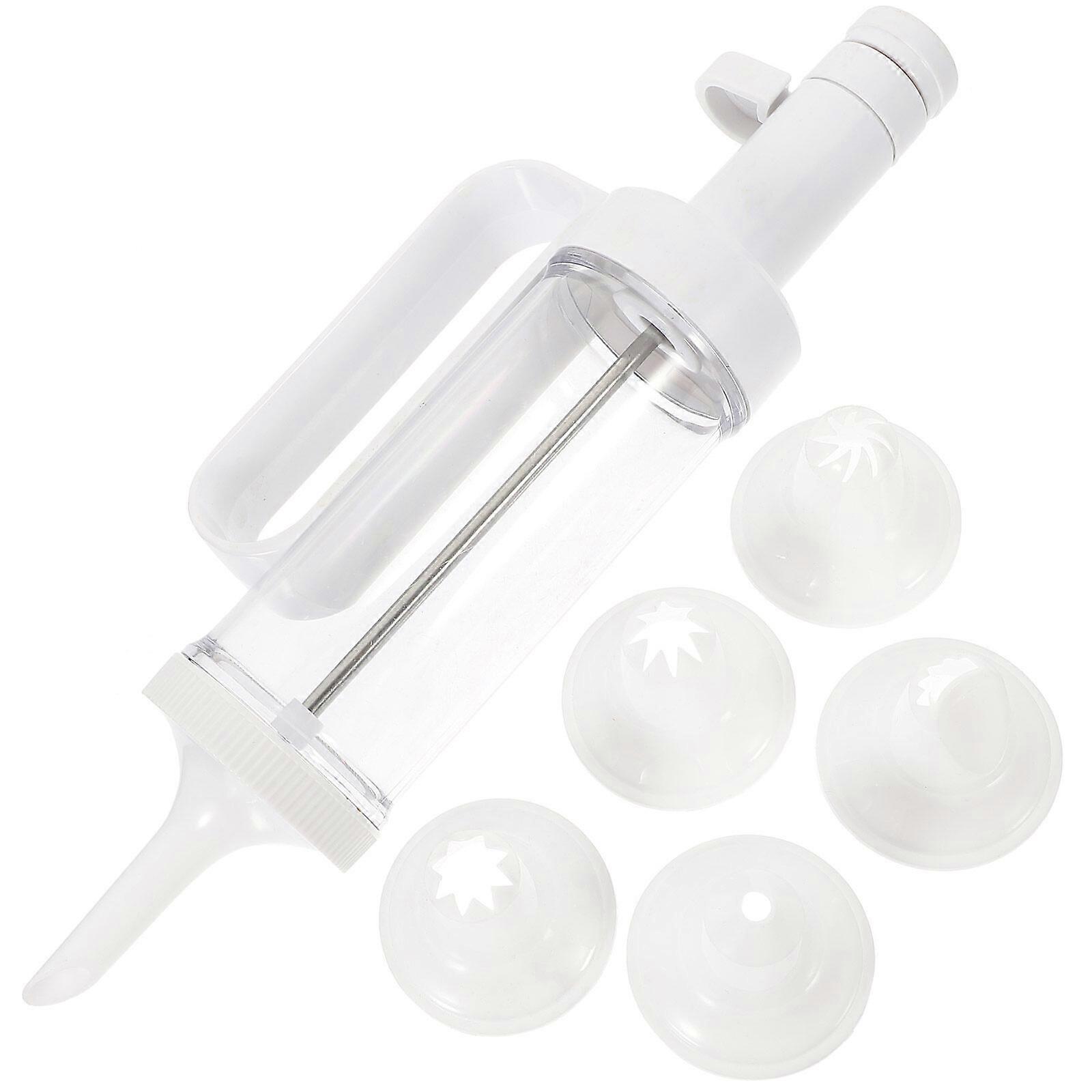1 Set of Cookie Press Tool Biscuit Maker Biscuit Decoration Tool Household Baking Mold