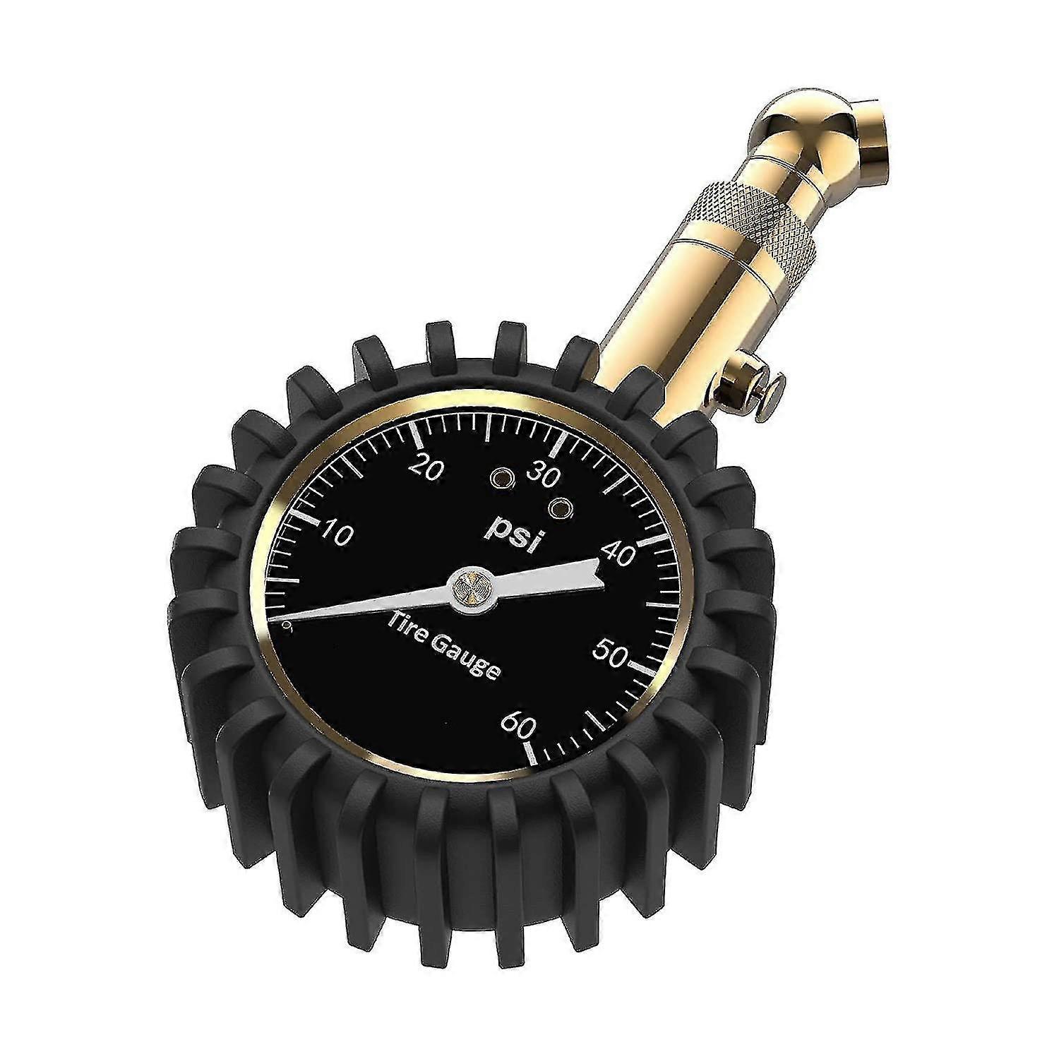 Tire Pressure Gauge - (0-60 Psi) Heavy Duty, Accurate With Glow Dial