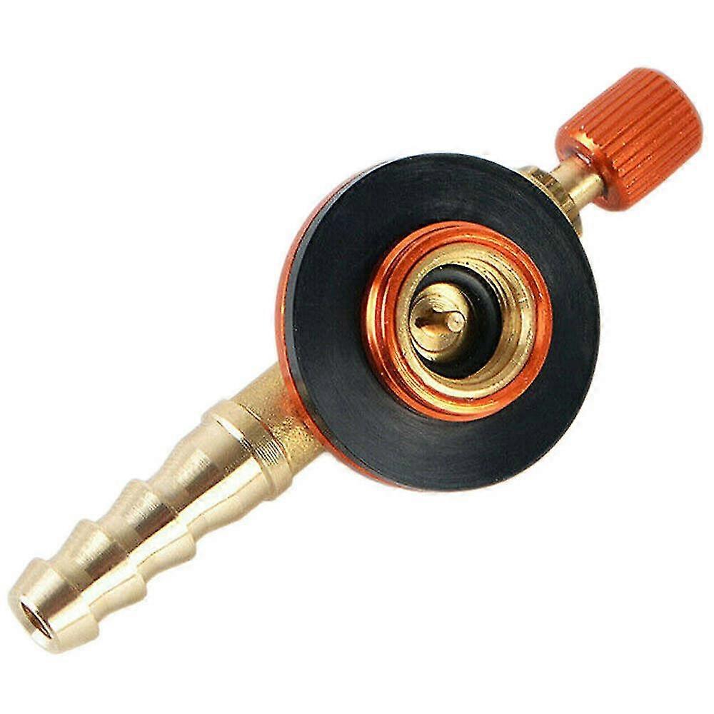 キャンプガスストーブヒーターバルブアダプターホースレギュレータープロパン詰め替えガスタンク1個