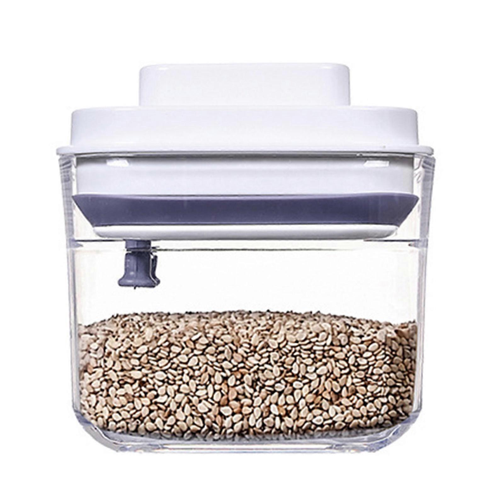 Airtight Food Storage Container Stackable Dry Cereal Container BPA-Free Food Grade Easy to Clean Large Capacity Storage Container Jikaix