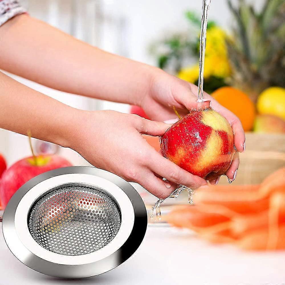 3pcs Floor Drain Net Bathroom Tub Hair Filter Anti - Blockage Kitchen Sewer Trash Can Sink Filter Net