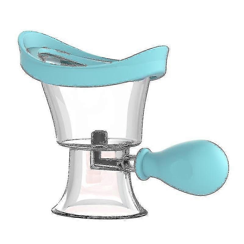 Squeeze Eye Cup Silicone Eye Washer Transparent Eye Irrigator Eye Liquid Flow Eye Flush Cups Transparent Eye Clean Cups(blue)