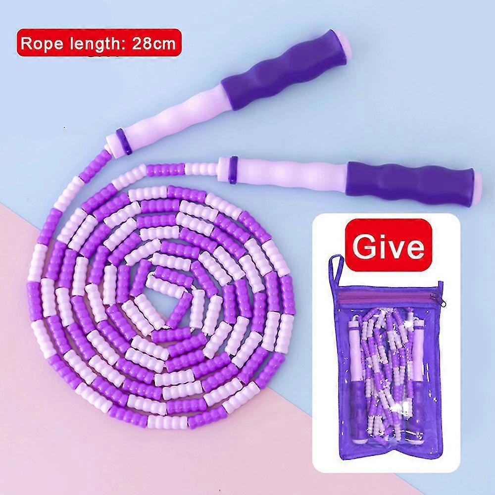 Adjustable Jump Rope Tangle-free Segmented Soft Beaded Skipping Rope Fitness Skipping Rope For Kids Adults