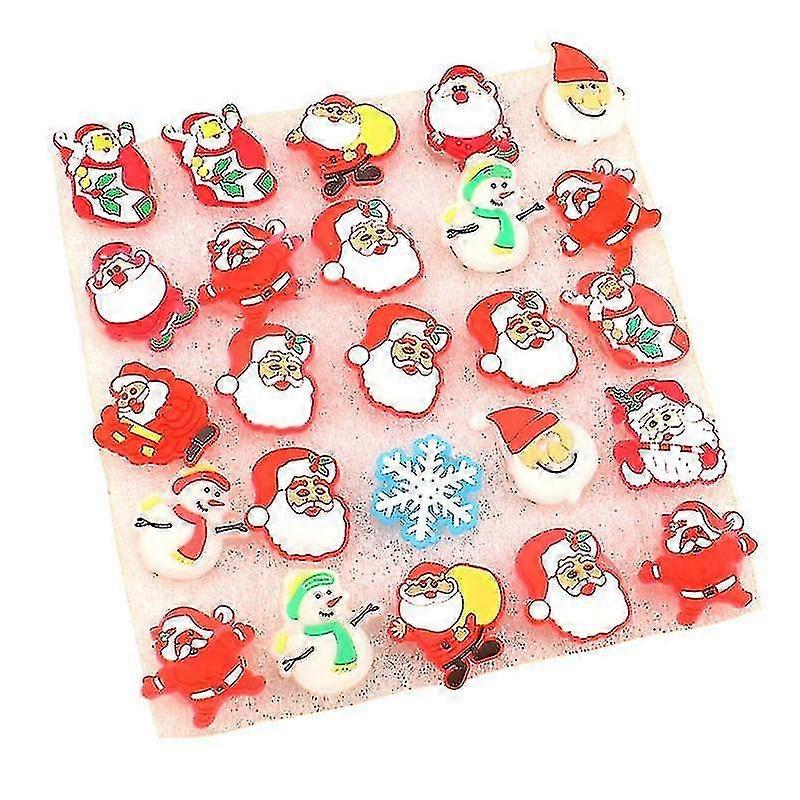 10pcs Led Badge, Plastic Cartoon Element Led Luminous Brooch