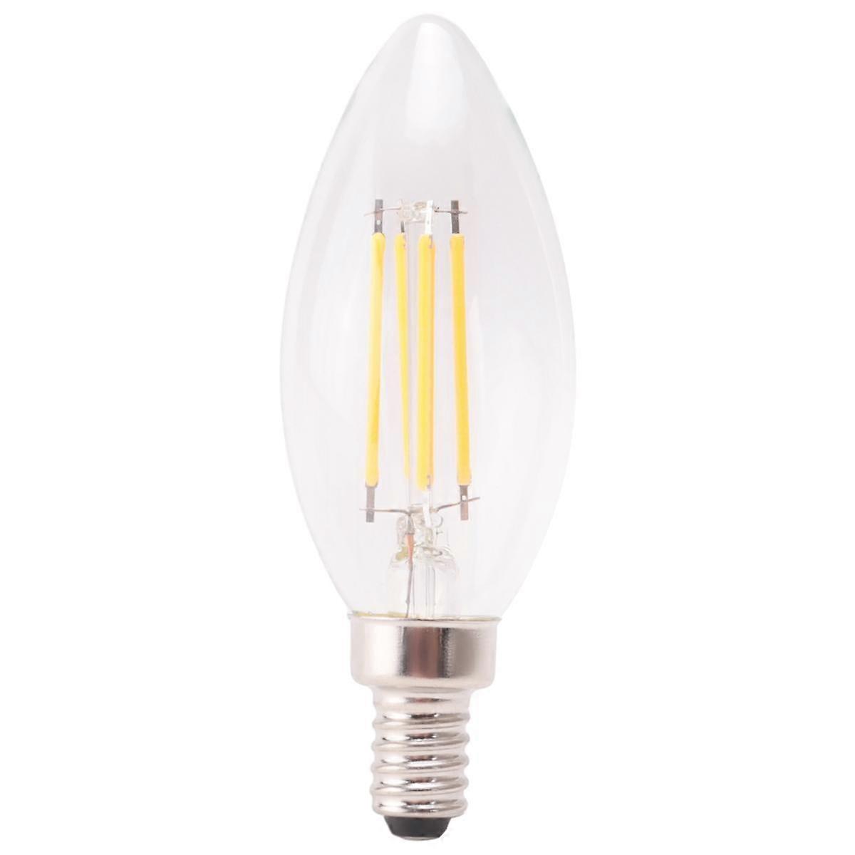 E12 4W Candle Flame Filament LED Light Bulb Lamp 10*3.5cm
