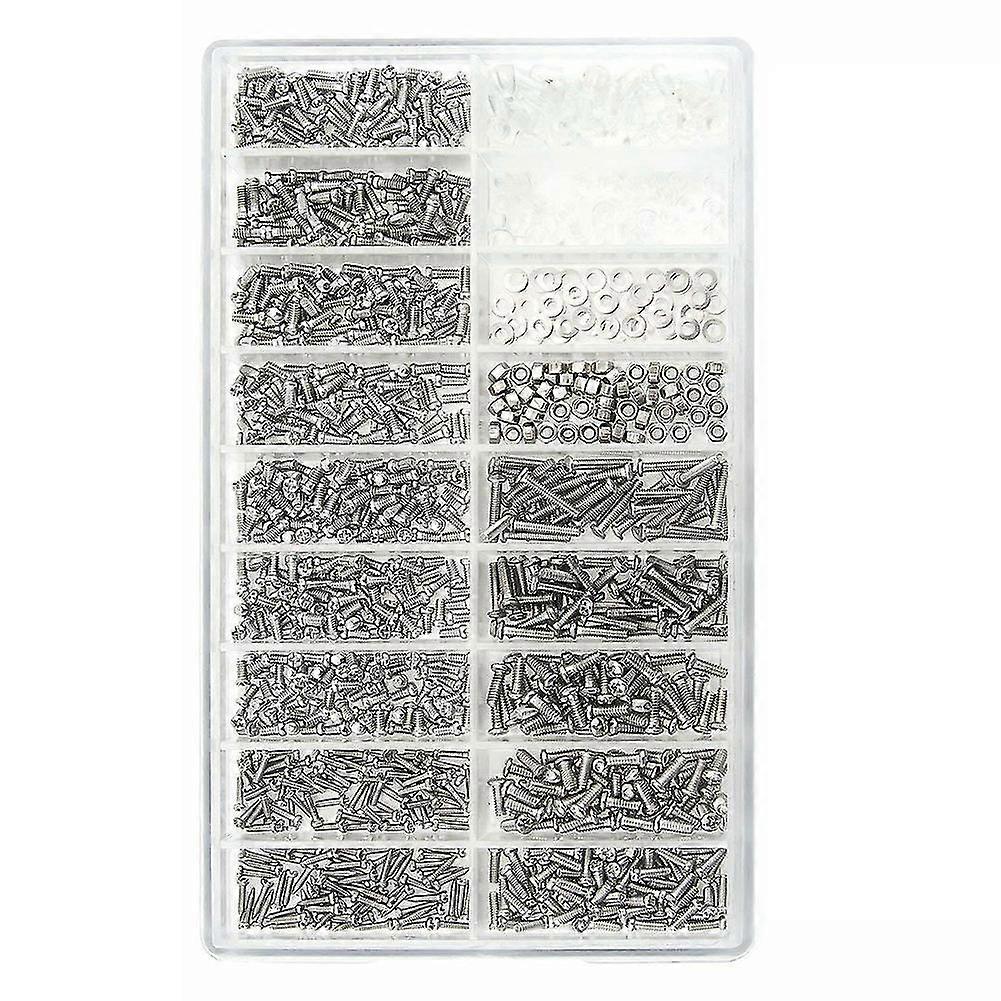 Glasses Repairing Screws Sunglasses Repairing Small Screws Kit Stainless Steel Tool Set About 1000PC