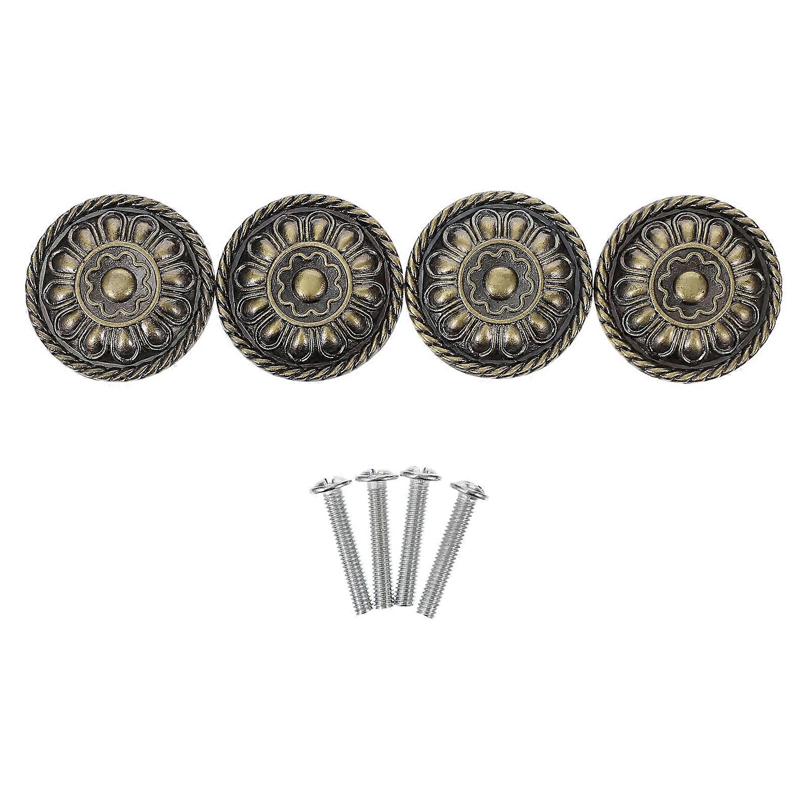 4pcs Cabinet Pull Handles Drawer Knobs Cupboard Knobs Furniture Accessories
