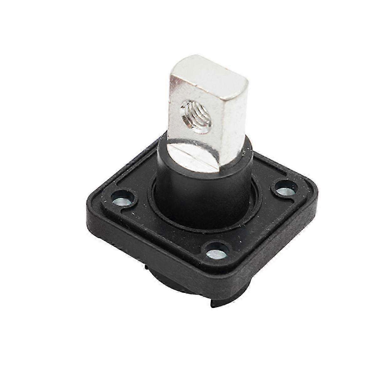 200a Square Shaped Wall-through M8 M6 Thread Busbar Type Terminal Bolt(black)