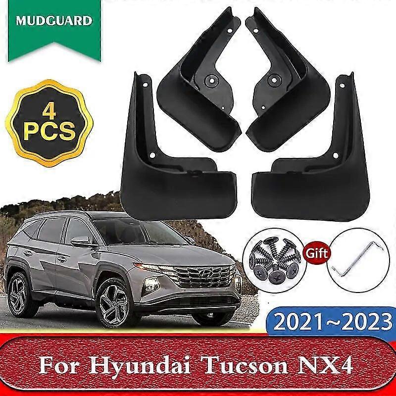 Car Mud Flaps for Hyundai Tucson NX4 2021 2022 2023 Mudflaps Splash Guards Front Rear Fender Protect Mudguards Auto Accessories Boris