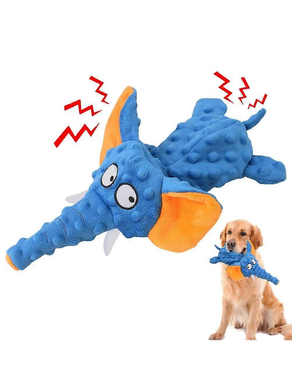 Dog Squeaky Chew Toy Plush Interactive Training Toy For Small, Medium And Large Dogs